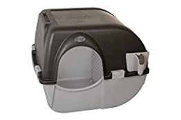 RRP £50.58 Omega Paw Roll'n Clean Self Cleaning Litter Box Large