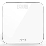 RRP £15.98 RENPHO Digital Bathroom Scales Weighing Scale with
