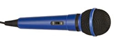 RRP £4.99 mr entertainer G156DB Dynamic Handheld Karaoke Microphone - Blue