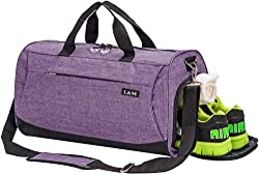 RRP £22.99 marcello Sports Gym Bag with Wet Pocket & Shoes Compartment