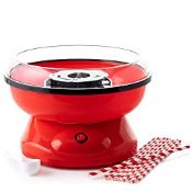 RRP £4.44 Home Treats Cotton Candy Floss Maker| 500W Red Colour