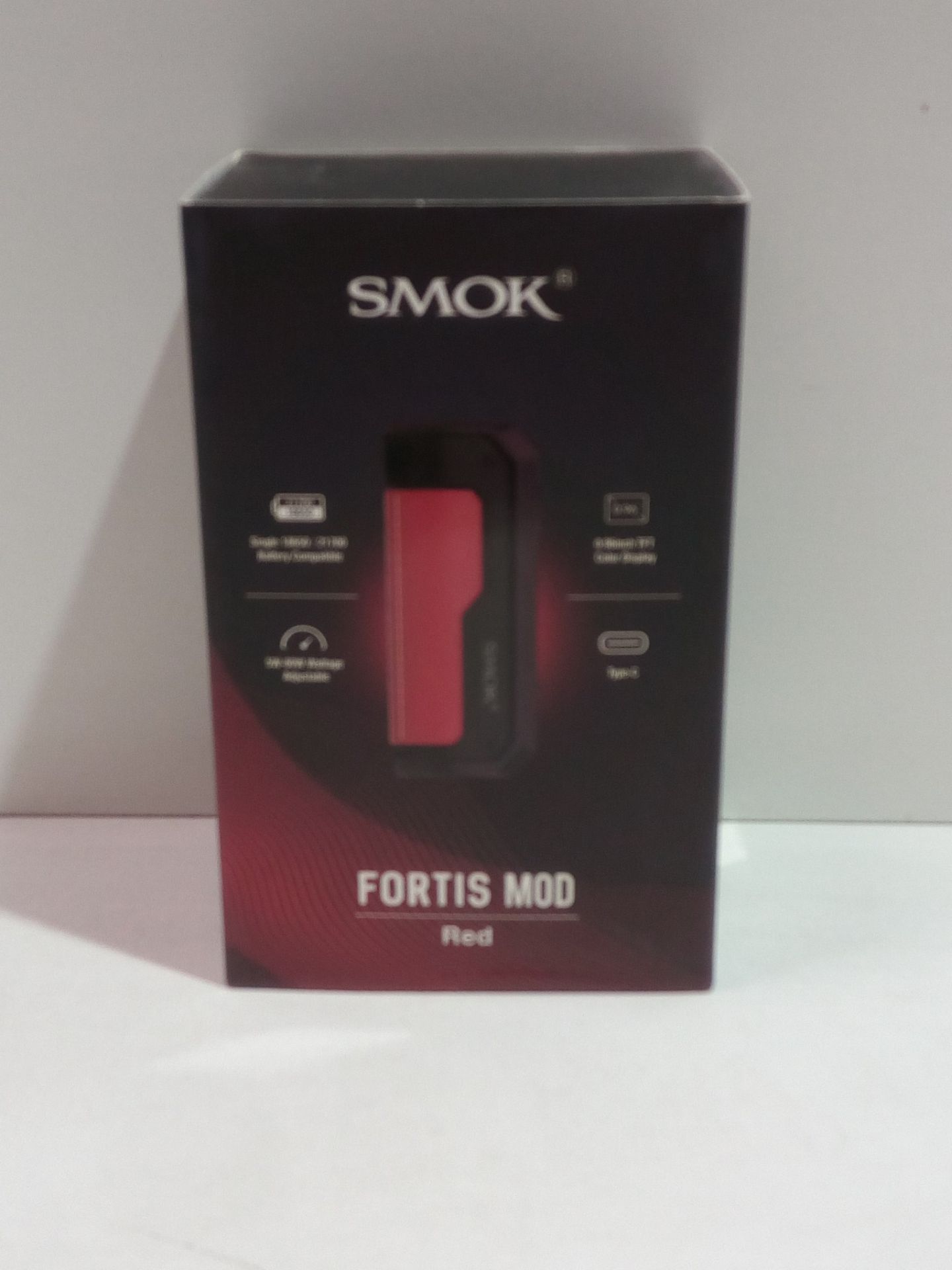 RRP £29.95 Smok Fortis 80W/100W Box Mod (Red) - Image 2 of 2