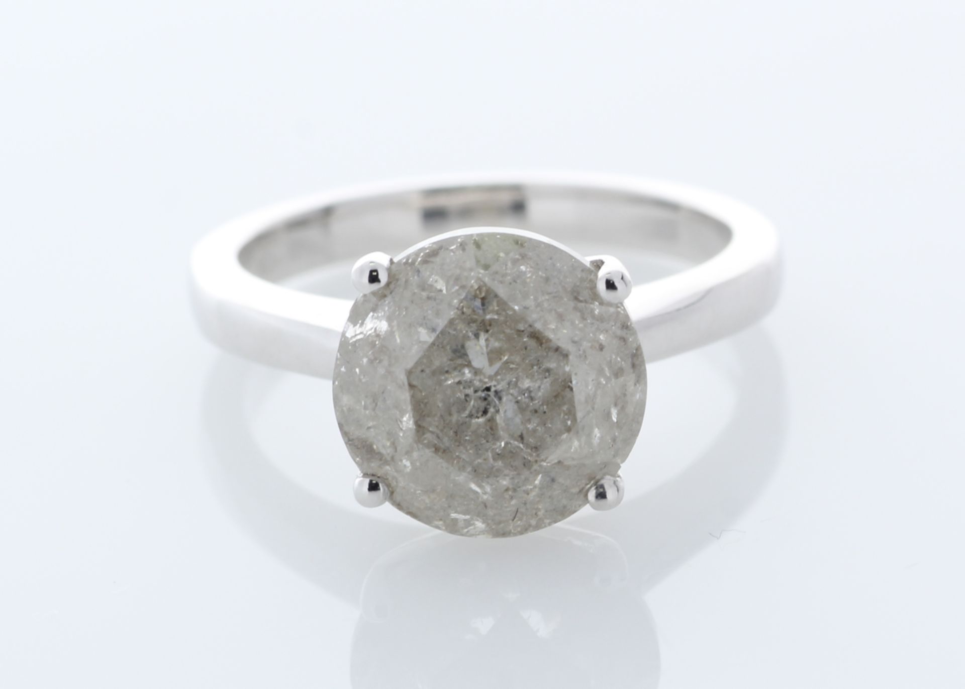 18ct White Gold Single Stone Prong Set Diamond Ring 5.00 Carats - Valued by GIE £56,150.00 - 18ct - Image 2 of 8