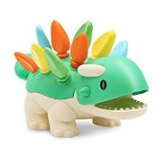 RRP £12.98 Fine Motor Skill Dinosaur Toys -Shape and Number Recognition Skills