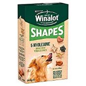 RRP £9.00 Winalot Wholesome 5 Shape Varieties Dog Adult Treat Biscuits 800g (2 Pack)