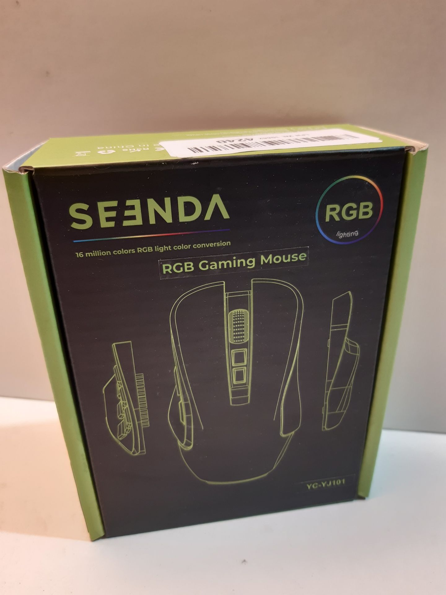 RRP £25.99 Seenda RGB Gaming Mouse Wired - Image 4 of 4