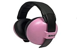 RRP £15.98 Banz Baby Hearing Protection Earmuffs ,Pink
