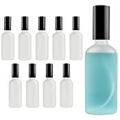 RRP £17.83 Belle Vous Small 100ml Atomiser Frosted Glass Spray Bottles (10 Pack)