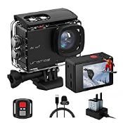 RRP £57.11 Sport Action Camera 4K Ultra HD Camcorder 20MP EIS