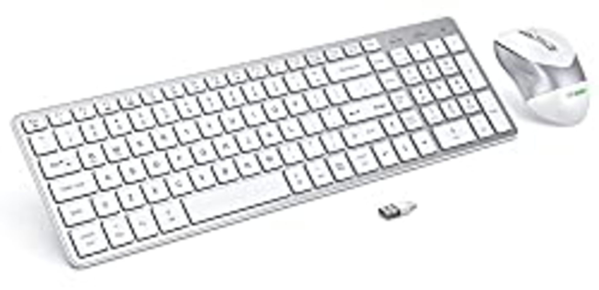 RRP £19.03 Wireless Keyboard and Mouse Set for Mac and Windows - Image 2 of 4