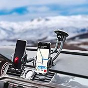 RRP £18.98 EXSHOW Dual Phone Holder for Car