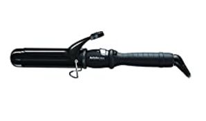 RRP £26.20 Babyliss Pro Ceramic Dial A Heat Hair Tongs with 25 Heat Settings Curler Wand