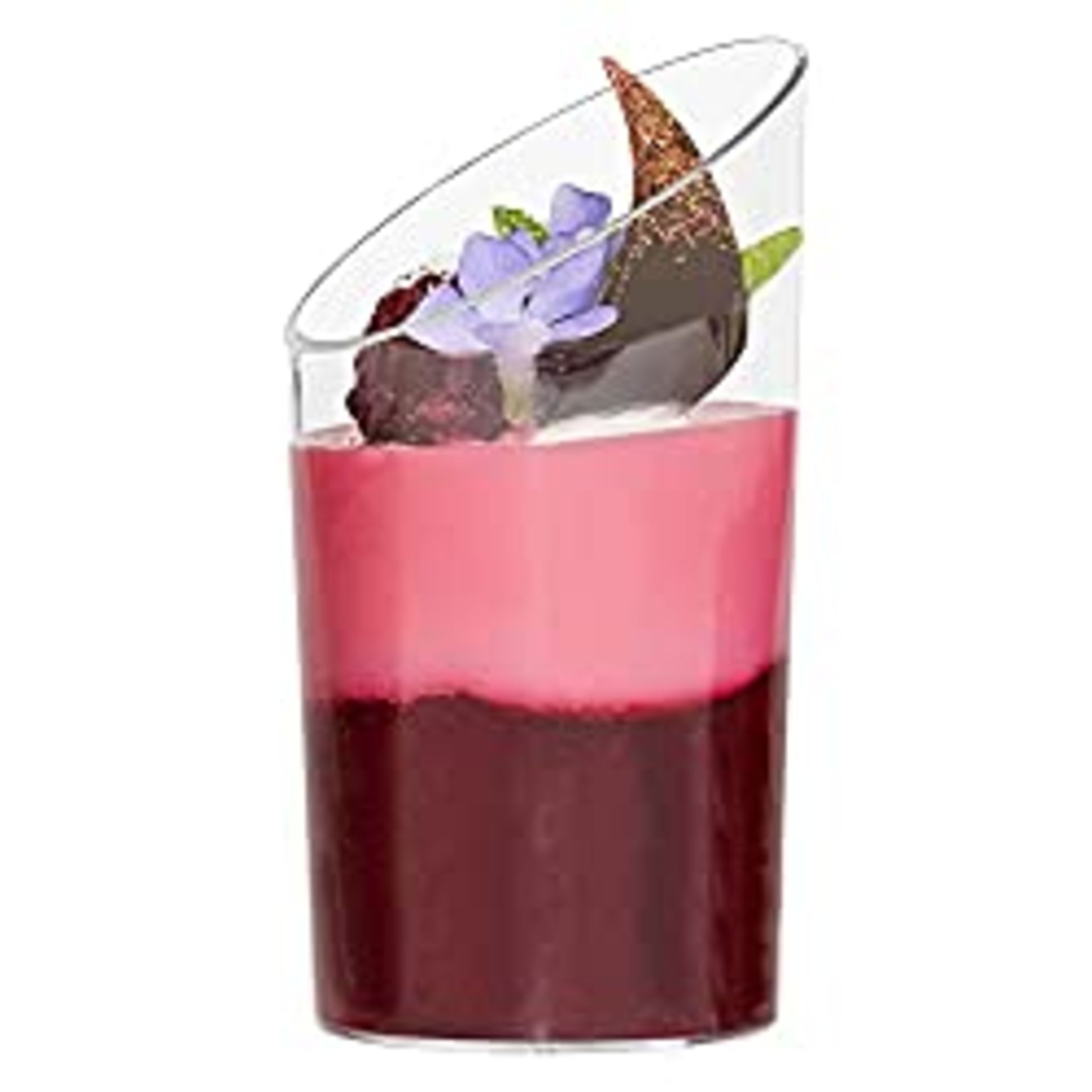 RRP £19.28 Belle Vous Mini Plastic Dessert Cups (50 Pack)