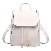 RRP £20.56 Pahajim Backpack Women Small Elegant Leather Rucksack