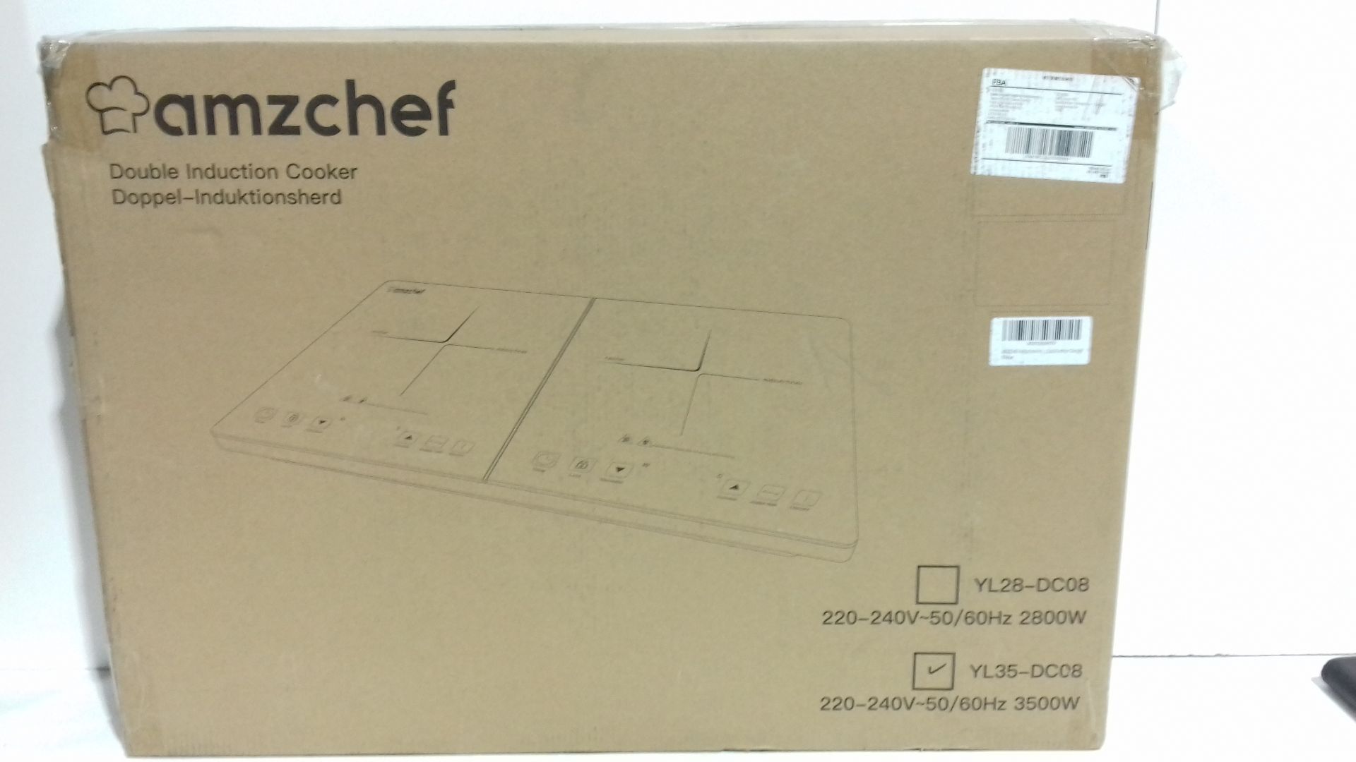 RRP £109.99 AMZCHEF Induction Hob - Image 3 of 4