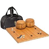 RRP £77.72 Yellow Mountain Imports Bamboo Etched Reversible 19x19
