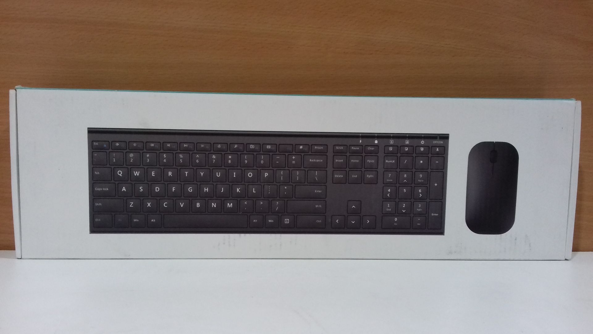 RRP £30.98 Wireless Keyboard and Mouse Set Rechargeable - Image 2 of 2