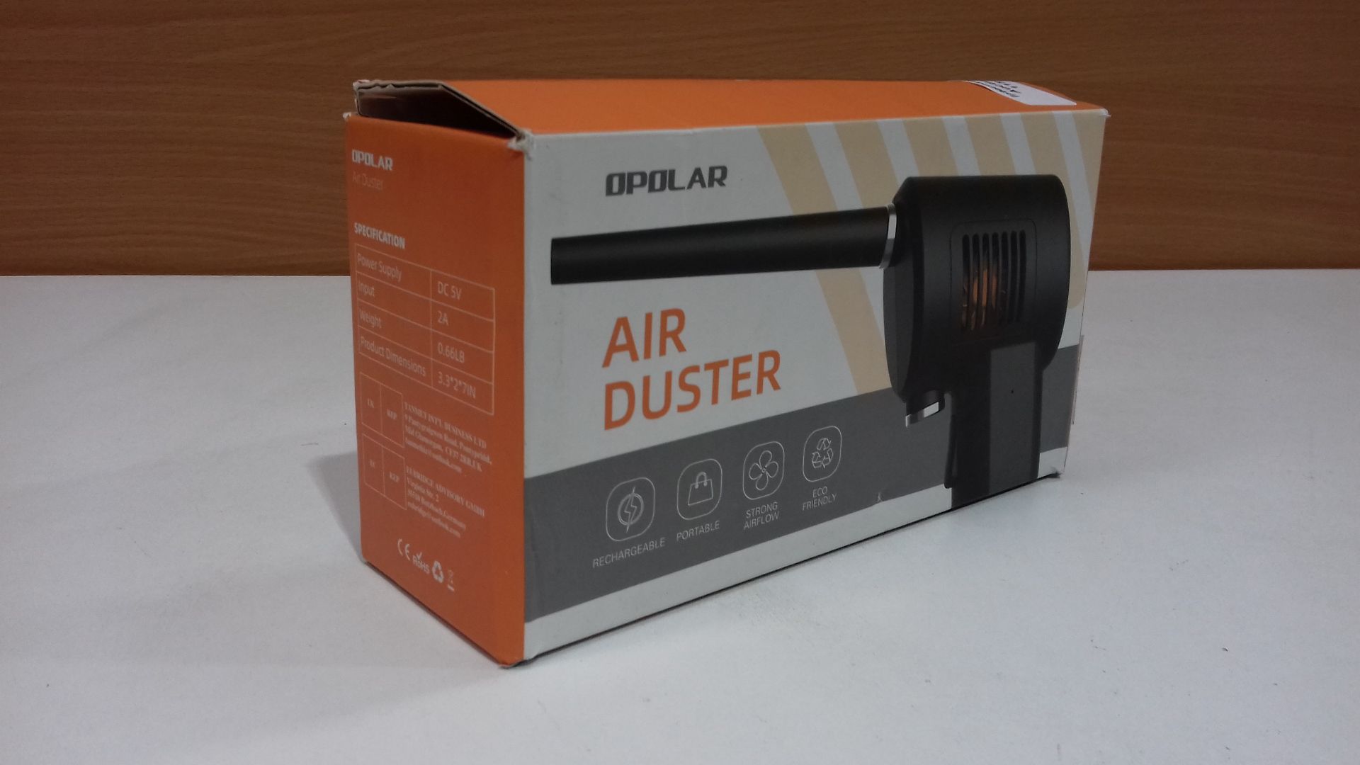 RRP £12.10 Compressed Air Duster Cordless for Computer Keyboard Cleaner - Image 2 of 2