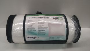 RRP £30 Bagged Sleep Med Memory Foam Pillow