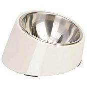 RRP £18.08 SUPERDESIGN Mess Free 15 Slanted Bowl for Dogs and Cats