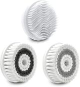RRP £11.99 Fancii Cora Facial Brush Replacement Heads, Pack of 3 (Cora 3 - Face Complete)