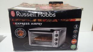 RRP £80 Boxed Russell Hobbs Express Airfry Mini Oven