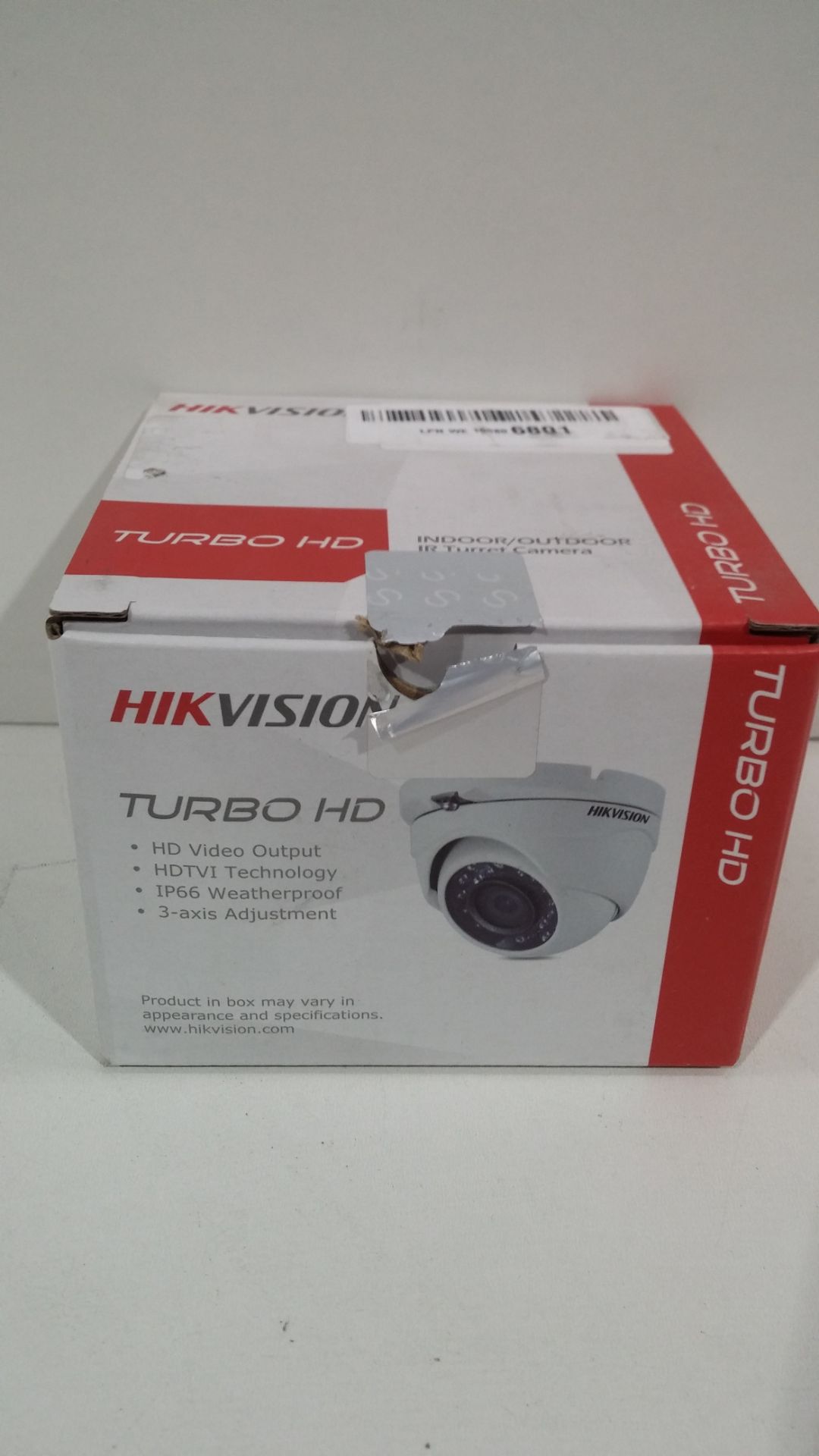 RRP £29.95 Hikvision Turbo TVI HD 2MP 1080p 20 M IR Dome Camera - White - Image 2 of 2