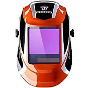 RRP £74.14 DEKO Solar Powered Welding Helmet Auto Darkening Professional