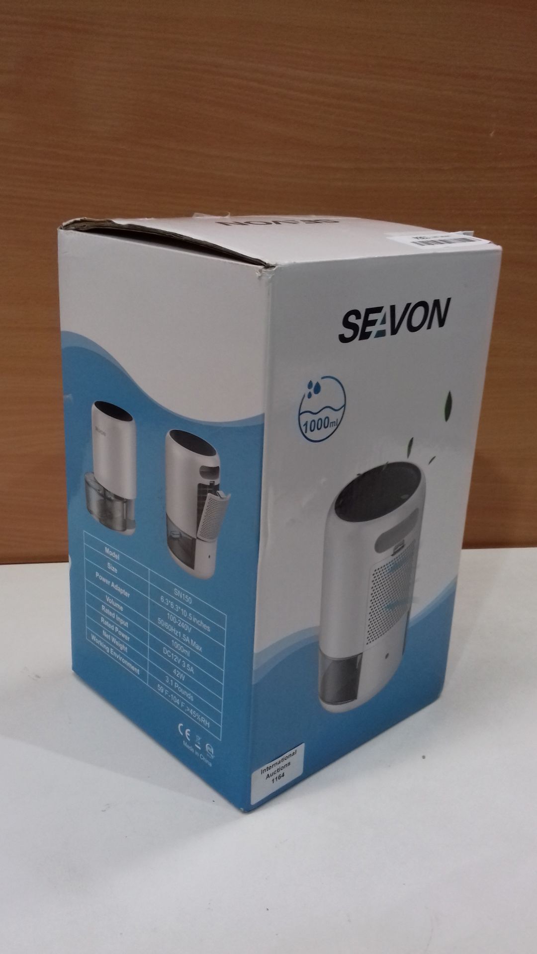 RRP £38.24 SEAVON Dehumidifier 1000ml Dehumidifiers for Home Damp with 7 Color LED Light - Image 2 of 2