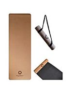 RRP £26.95 Yogabear Cork Lightweight Yoga Mat with Carrying Strap - Natural