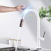 RRP £69.00 JUNSHENG Touch Kitchen Taps Smart Sensor Control Kitchen