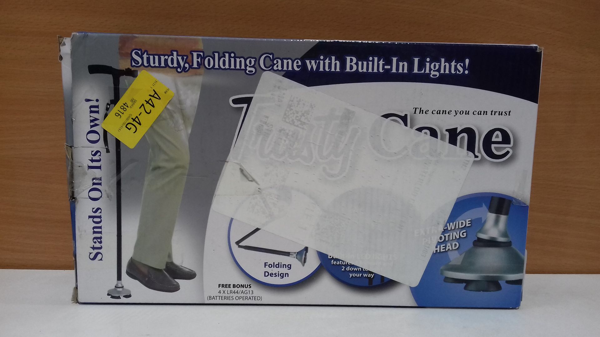 RRP £14.14 Folding Cane with Led Light - Image 2 of 2