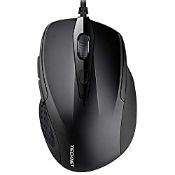 RRP £9.98 TECKNET Pro S2 High Performance Wired USB Mouse, 6 Buttons, upto 2000dpi