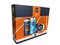 RRP £7.26 NIVEA Men Gym Kit Ready Gift Set 4Pc