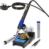 RRP £22.99 YIHUA 928D-III Portable Digital Soldering Iron Kit