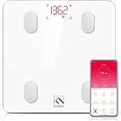 RRP £16.99 FITINDEX Bluetooth Body Fat Scale