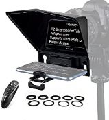RRP £71.77 Desview T2 Teleprompter for iPad Smartphone Tablet
