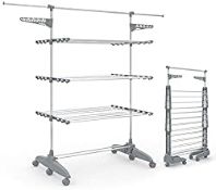 RRP £47.02 VOUNOT Large 3 Tier Clothes Airer