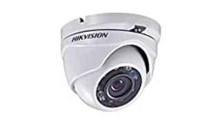 RRP £29.95 Hikvision Turbo TVI HD 2MP 1080p 20 M IR Dome Camera - White