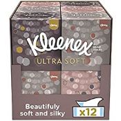 RRP £16.49 Kleenex Ultra Soft Facial Tissues