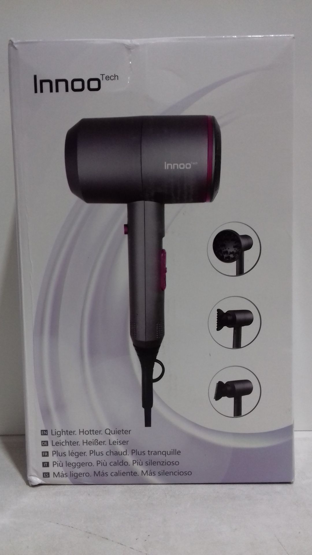 RRP £28.04 HappyGoo Professional Hair Dryer 2000W Powerful AC - Image 2 of 2