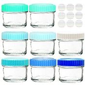 RRP £11.09 Youngever 8 Pack 120ml Glass Baby Food Storage
