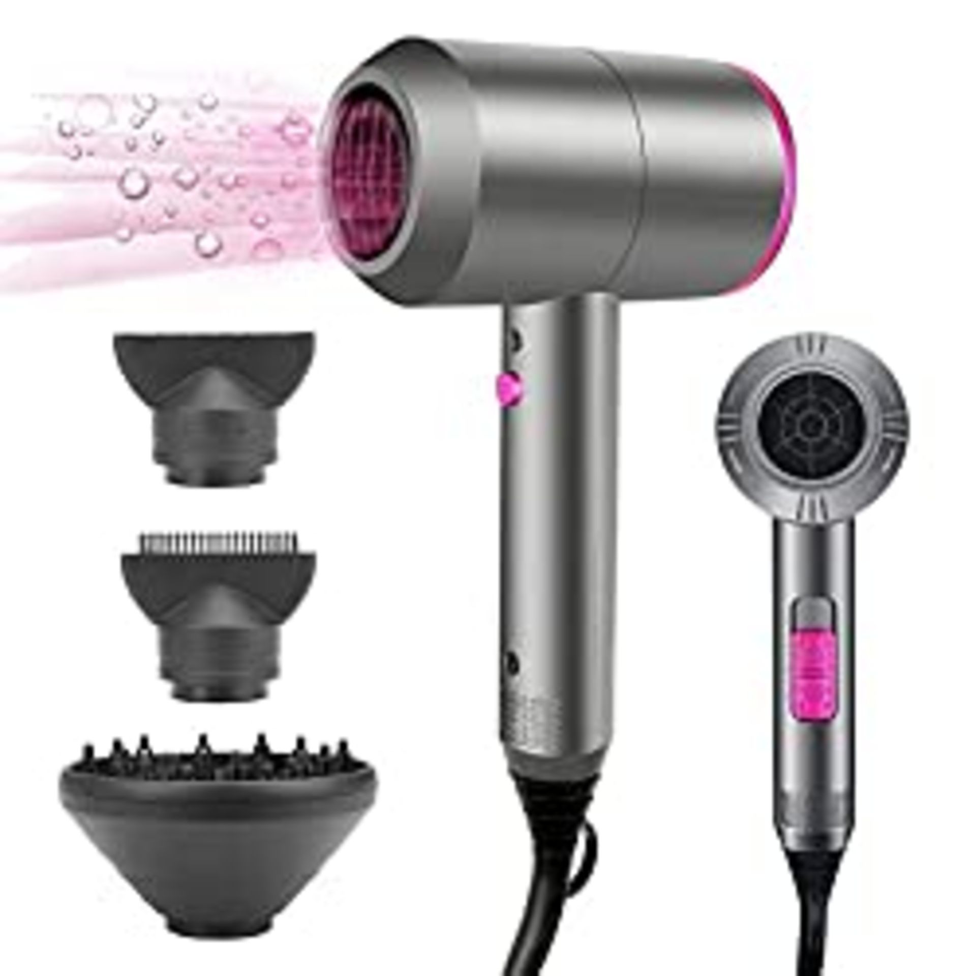 RRP £24.12 Happygoo Professional Hair Dryer 2000W Powerful AC