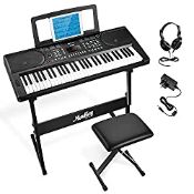 RRP £125.99 Moukey 61 Key Keyboard Piano Kit