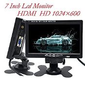 RRP £46.99 Padarsey 7 Inch Monitor HDMI