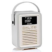 RRP £69.98 VQ Retro Mini DAB Radio with Bluetooth