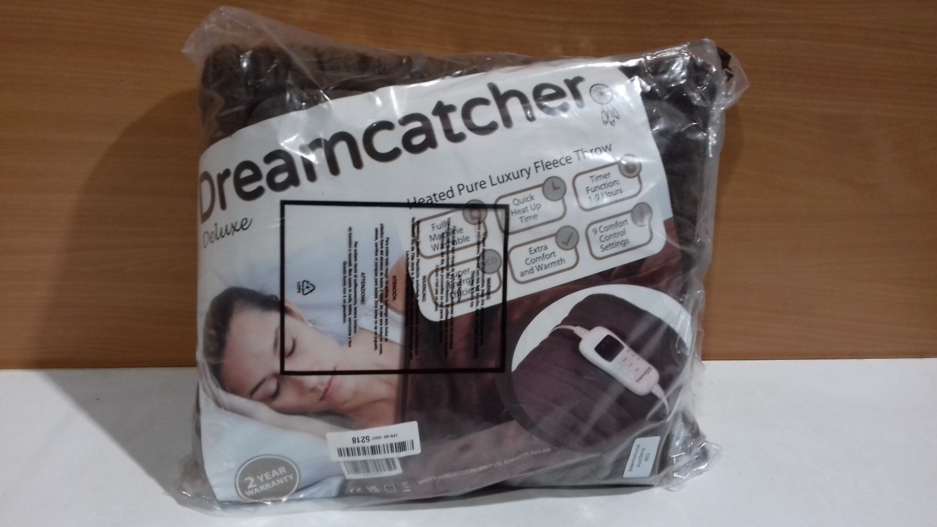 RRP £44.99 Dreamcatcher Luxurious Electric Throw Heated Throw Blanket - Image 2 of 2