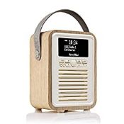 RRP £69.98 VQ Retro Mini DAB Radio with Bluetooth