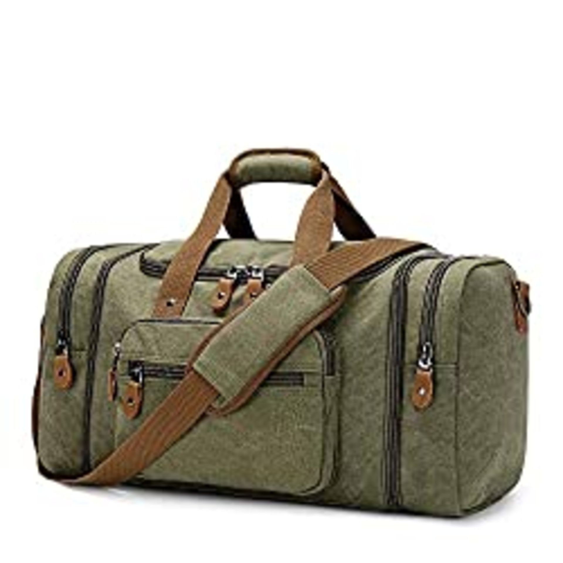 RRP £33.98 Gonex Expandable Canvas Holdall Bag for Men