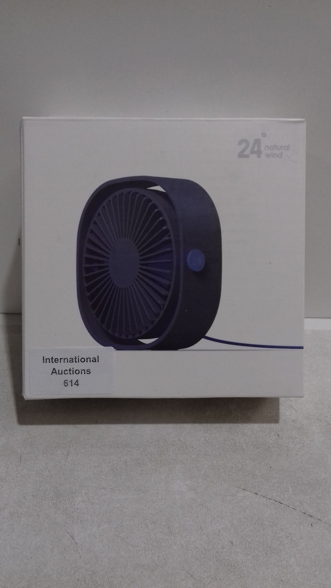 RRP £9.98 Simpeak Mini Usb Desk Fan Cooling quiet portable White USB Powered ONLY - Image 2 of 2